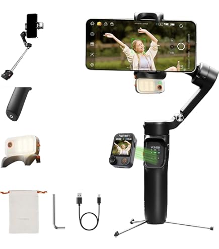 Hohem HPG-M7 iSteady M7 AI Tracking Smartphone Gimbal : Amazon.com
